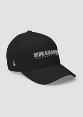 Nicaragua Fitted Hat Black - Loyalty Vibes