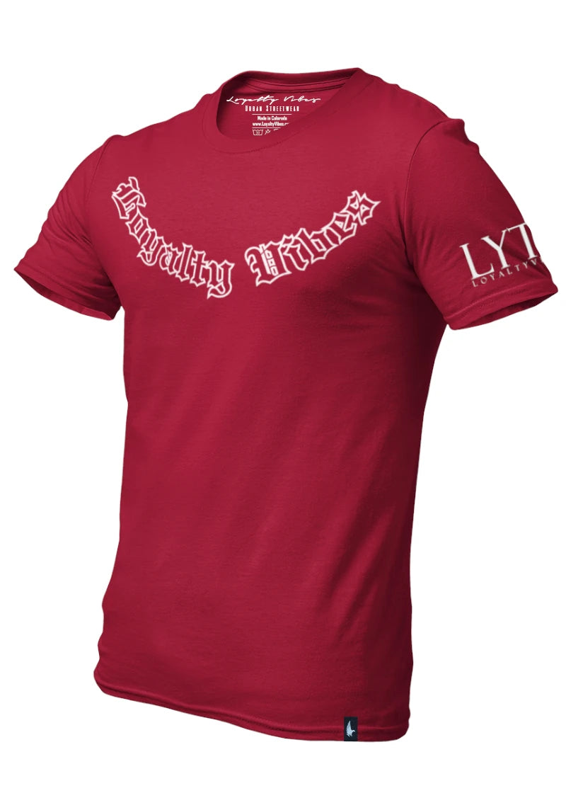 Loyalty Vibes OG Streetwear T-Shirt Maroon Men's Loyalty Vibes