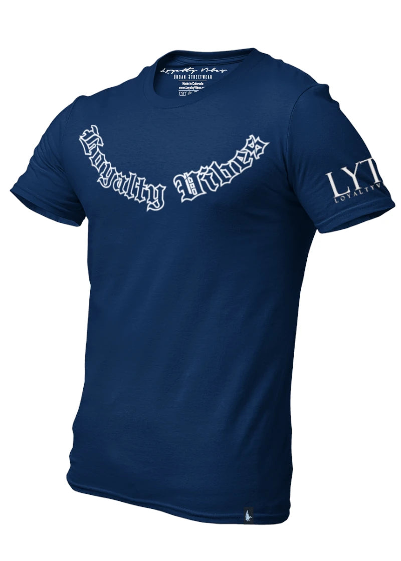 Loyalty Vibes OG Streetwear T-Shirt Navy Blue Men's Loyalty Vibes