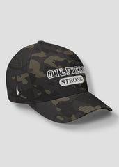 Oilfield Strong Fitted Hat - Black Camo - Loyalty Vibes