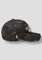 Oilfield Strong Fitted Hat - Black Camo - Side - Loyalty Vibes