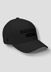 Oilfield Strong Fitted Hat - Blackout - Loyalty Vibes