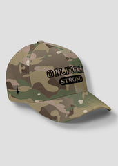 Oilfield Strong Fitted Hat - Camo/Black - Loyalty Vibes
