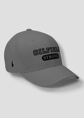 Oilfield Strong Fitted Hat - Grey/Black - Loyalty Vibes