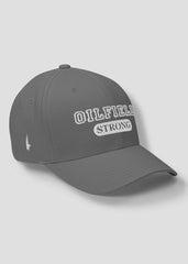 Oilfield Strong Fitted Hat - Grey - Loyalty Vibes