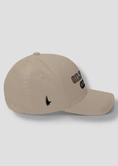 Oilfield Strong Fitted Hat - Sandstone/Black - Side - Loyalty Vibes