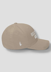 Oilfield Strong Fitted Hat - Sandstone - Side - Loyalty Vibes