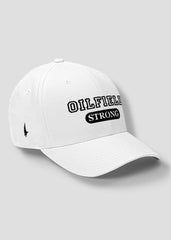 Oilfield Strong Fitted Hat - White - Loyalty Vibes