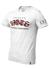 Loyalty Vibes Reaper Logo Tee White - Loyalty Vibes