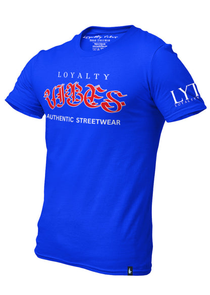 Loyalty Vibes Ripper Streetwear T-Shirt Blue Loyalty Vibes