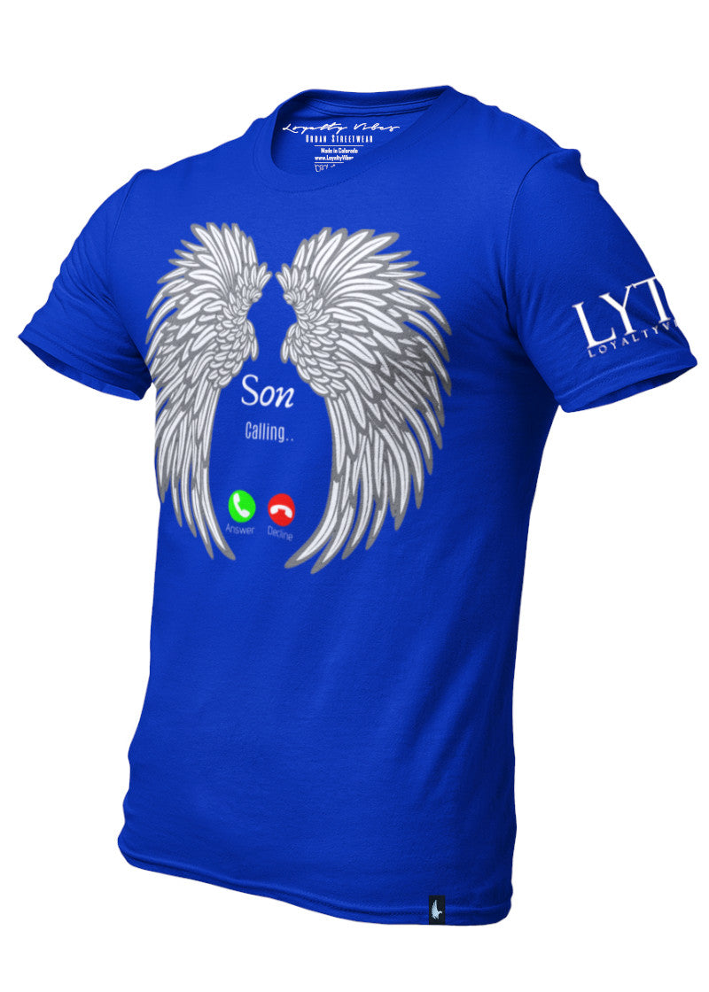 Son Calling Memorial T-Shirt - Blue - Loyalty Vibes