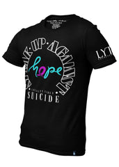 Speak Up Against Suicide T-Shirt Black Men's - Loyalty Vibes