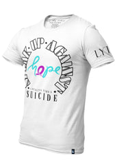 Loyalty Vibes Speak Up Against Suicide T-Shirt - White - Loyalty Vibes