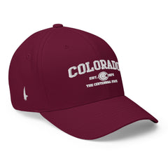 Sportswear Colorado Fitted Hat Maroon - Loyalty Vibes