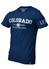 Sportswear Colorado Graphic T-Shirt Navy Blue - Loyalty Vibes