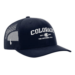 Loyalty Vibes Sportswear Colorado Trucker Hat Navy Blue/White OS - Loyalty Vibes