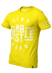 Loyalty Vibes Stay Humble Hustle Hard T-Shirt Tiger Yellow - Loyalty Vibes