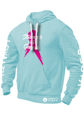 Loyalty Vibes Stronger Than Cancer Hoodie - Baby Blue - Loyalty Vibes
