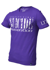 Suicide Prevention T-Shirt Purple - Loyalty Vibes