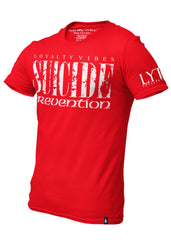 Suicide Prevention T-Shirt Red - Loyalty Vibes