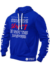 Loyalty Vibes Suicide Strong Hoodie - Blue - Loyalty Vibes