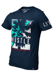 Ultimate Hustle Graphic T-Shirt Navy Blue - Loyalty Vibes