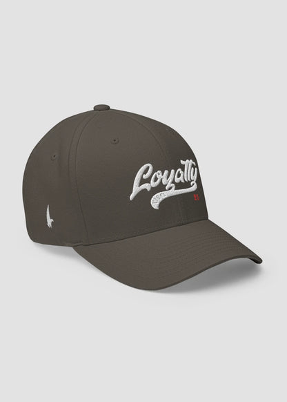 Varsity 21 Fitted Hat Charcoal Grey - Loyalty Vibes