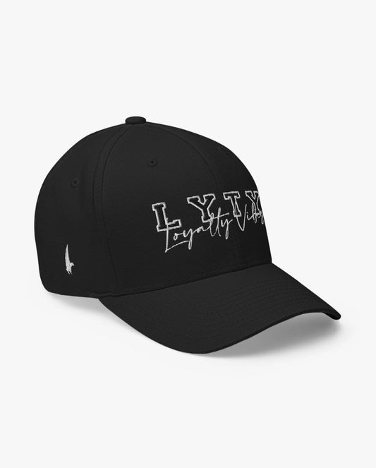 Varsity Fitted Hat Black Loyalty Vibes