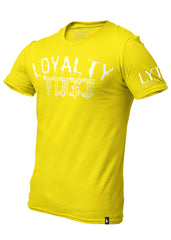 Loyalty Vibes Wicked Logo T-Shirt Tiger Yellow - Loyalty Vibes