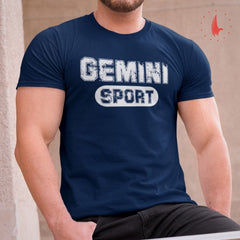 Classic Gemini Sport T-Shirt navy - Loyalty Vibes
