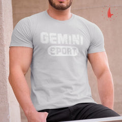 Classic Gemini Sport T-Shirt heather gray - Loyalty Vibes