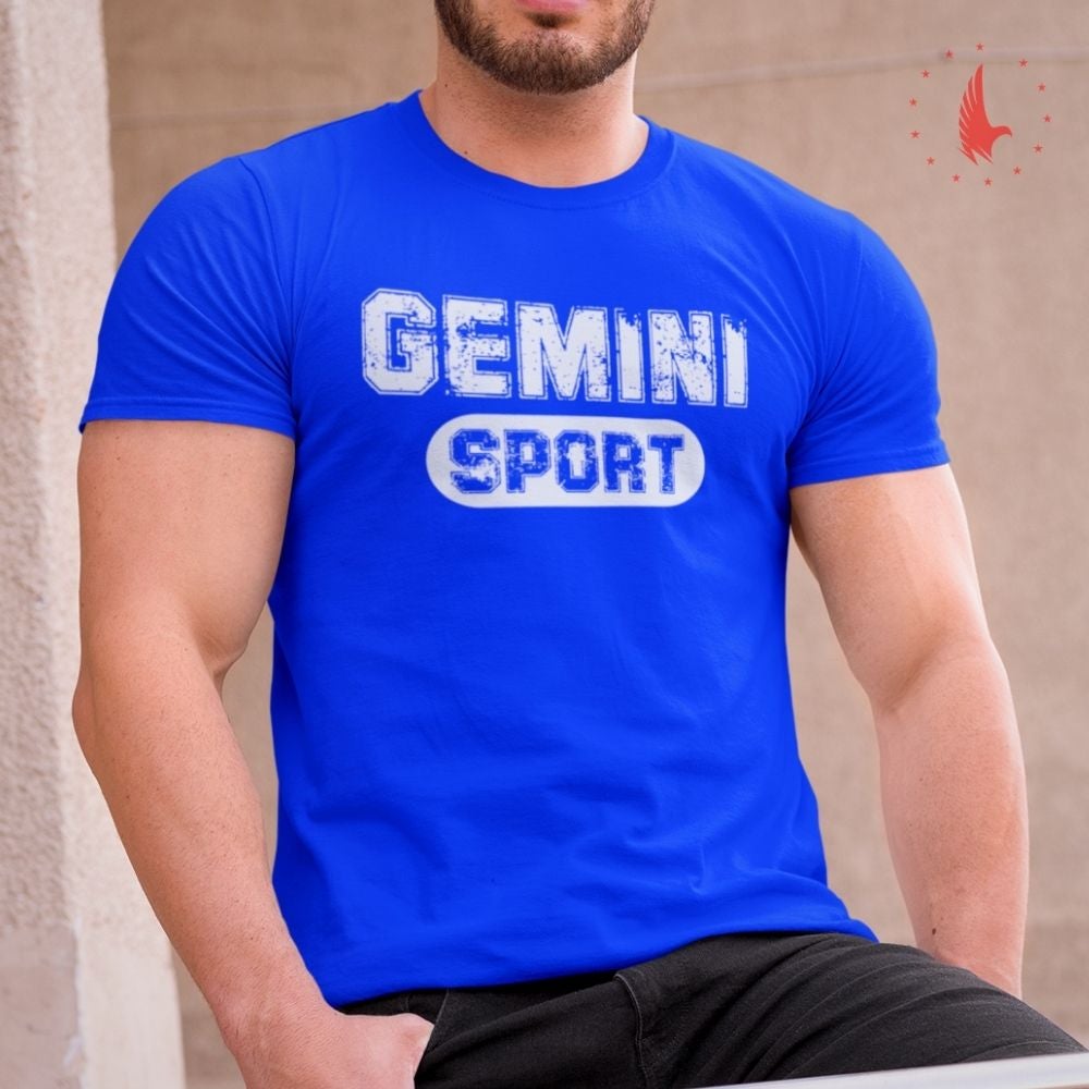 Classic Gemini Sport T-Shirt royal blue - Loyalty Vibes