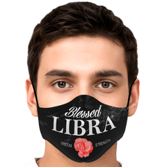 Blessed Libra Face Mask - Black Renegade - Loyalty Vibes