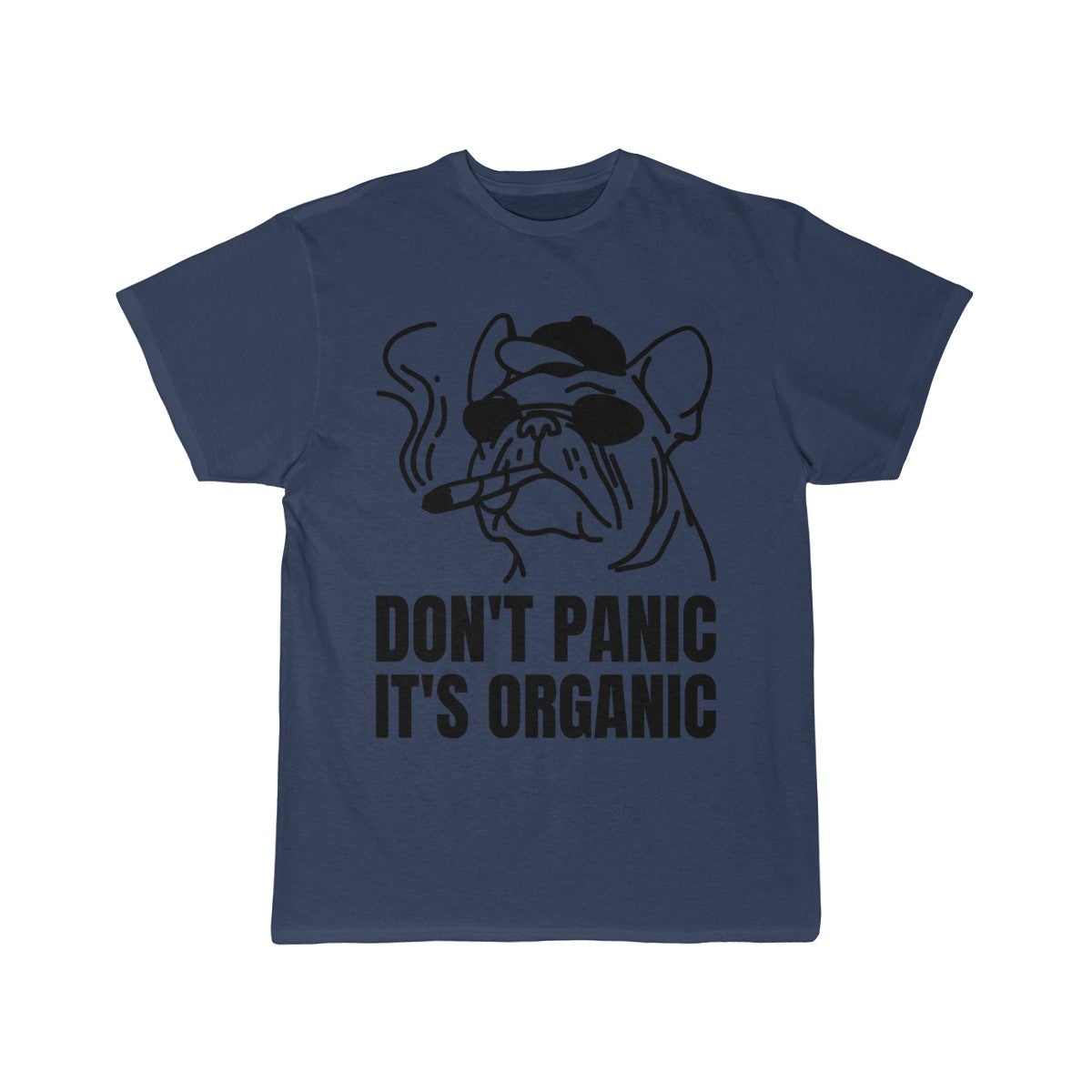 Don't Panic It's Organic Cannabis T-Shirt Athletic Navy - Loyalty Vibes