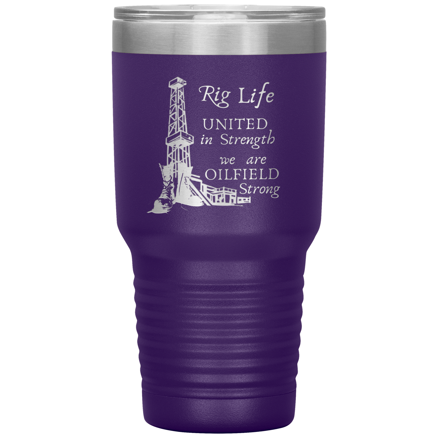 Rig Life Tumbler Purple