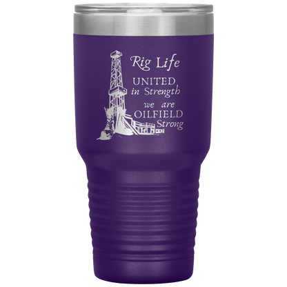 Rig Life Tumbler Purple
