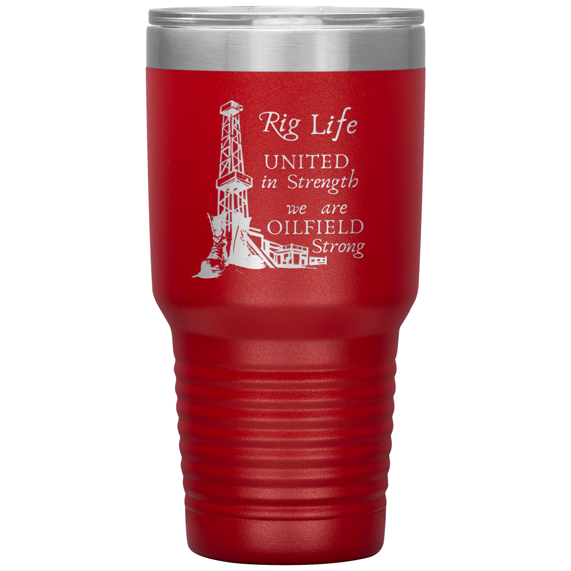 Rig Life Tumbler Red