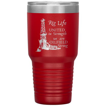 Rig Life Tumbler Red