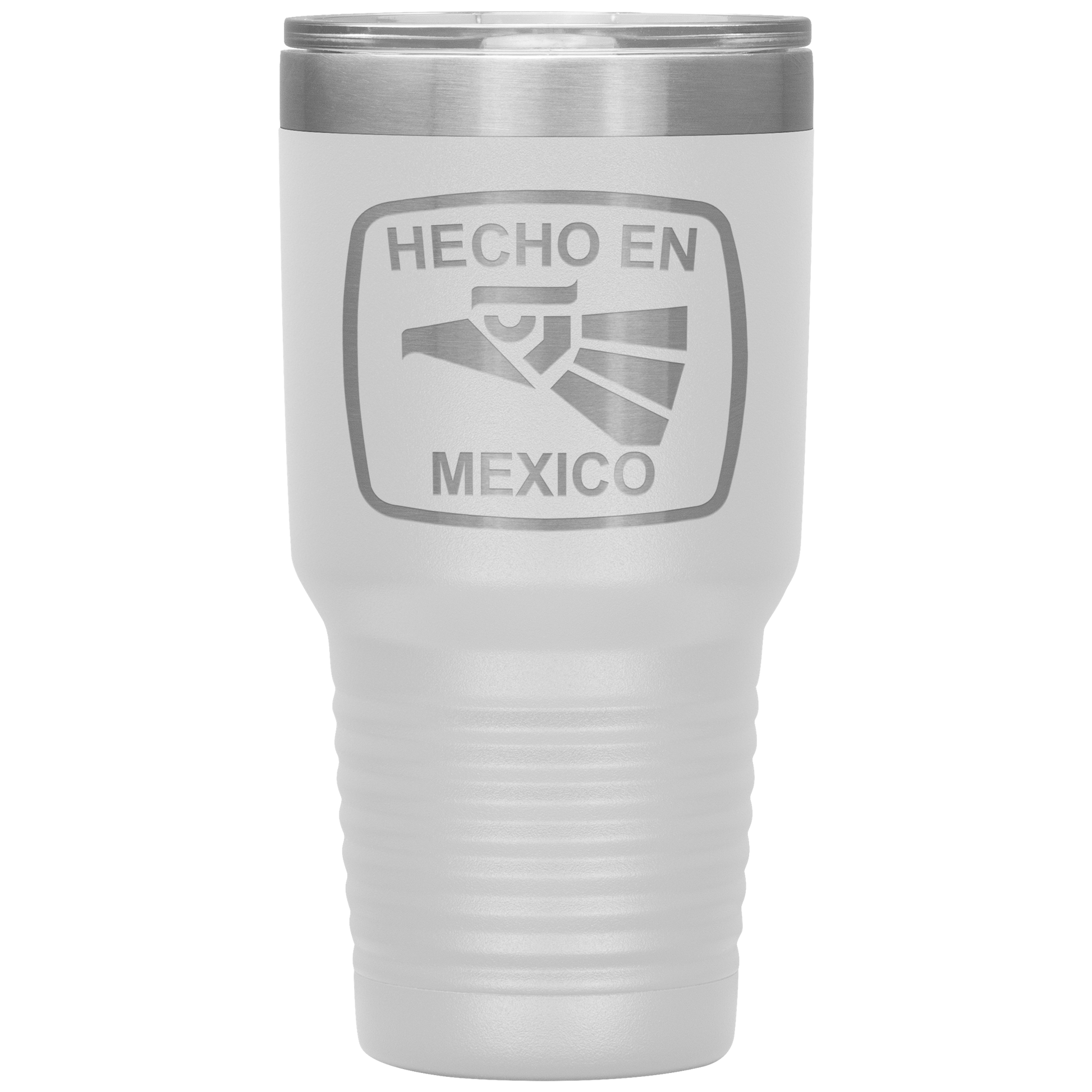 Hecho En Mexico Tumbler White