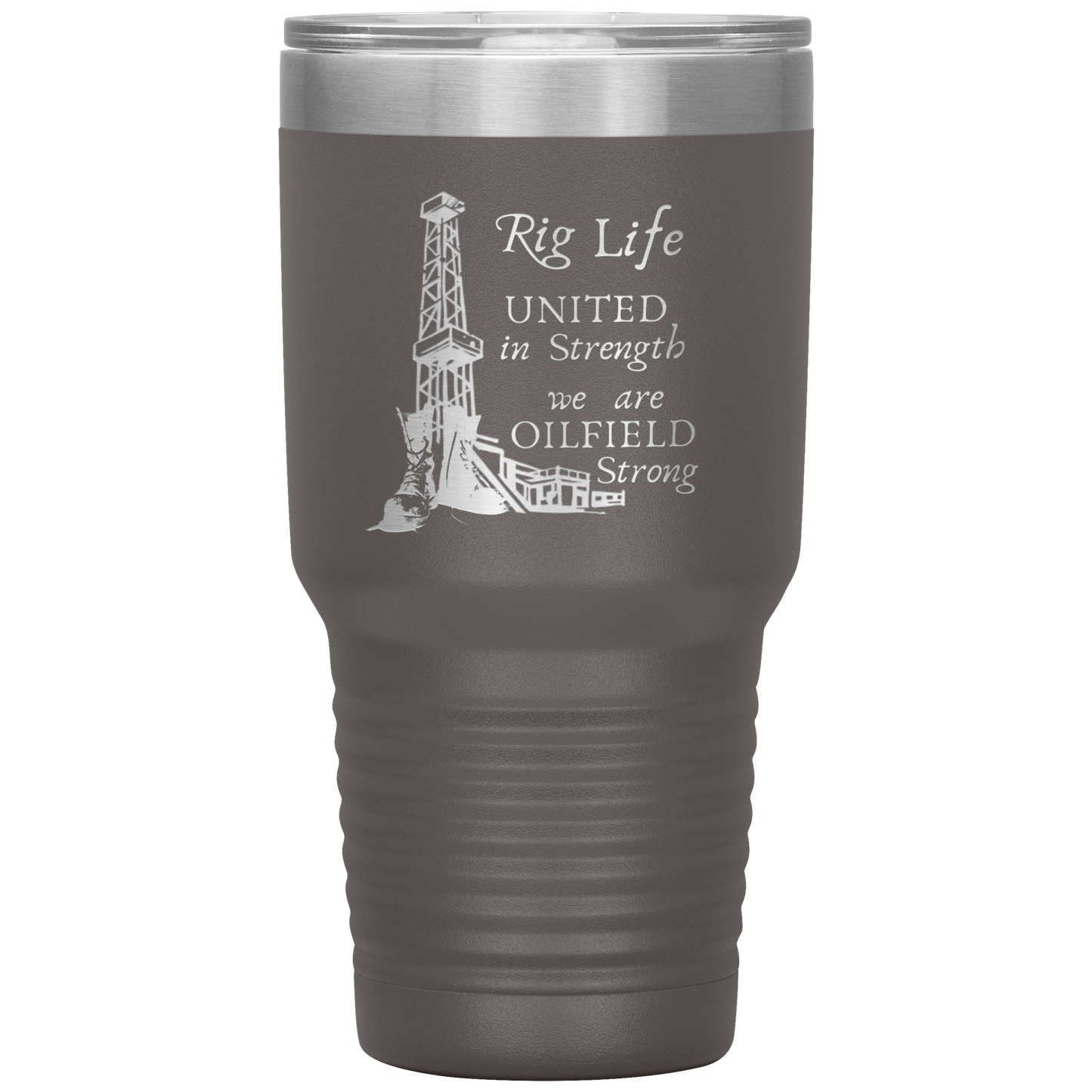 Rig Life Tumbler Pewter