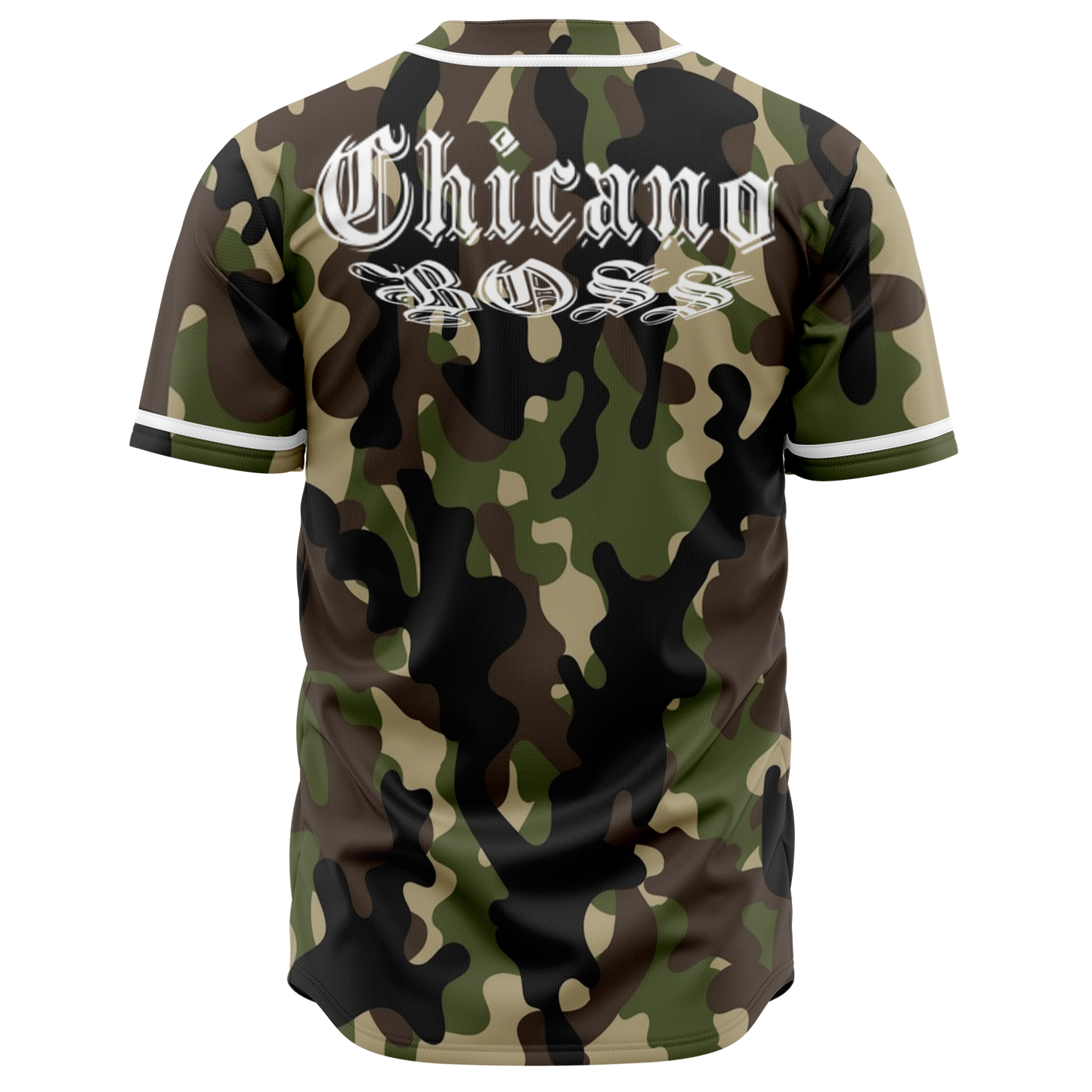 Chicano Boss Royal Camo Jersey - Loyalty Vibes