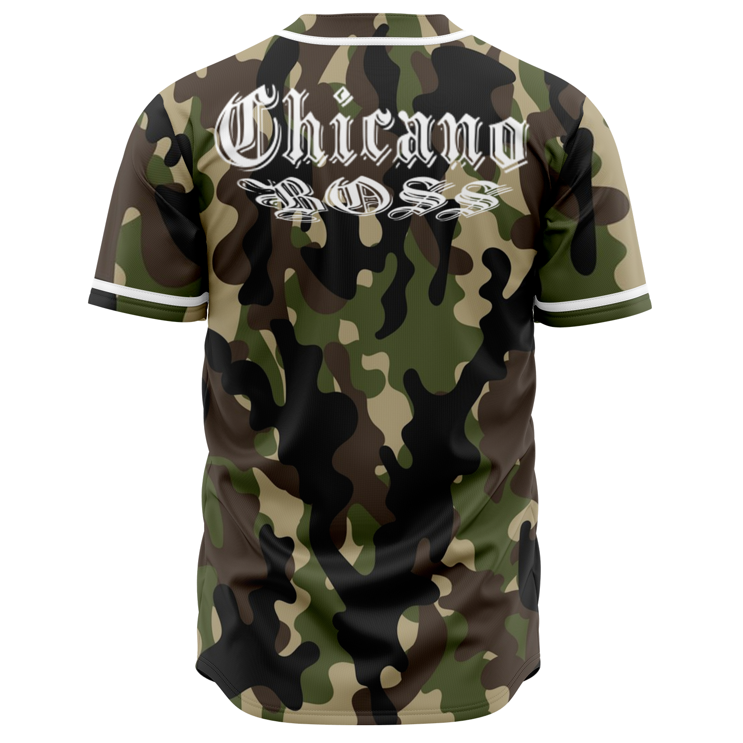 Chicano Boss Royal Camo Jersey - Loyalty Vibes