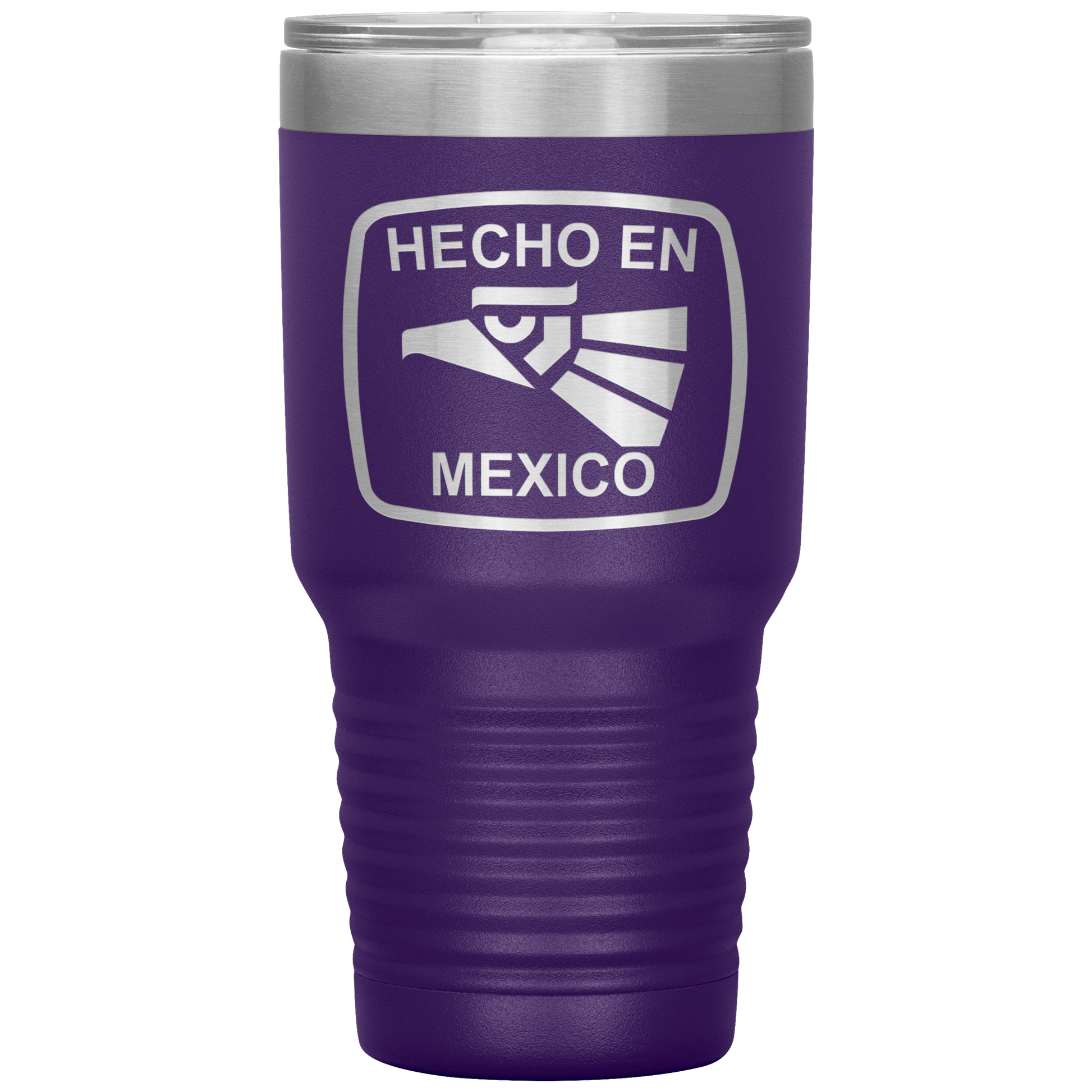 Hecho En Mexico Tumbler Purple