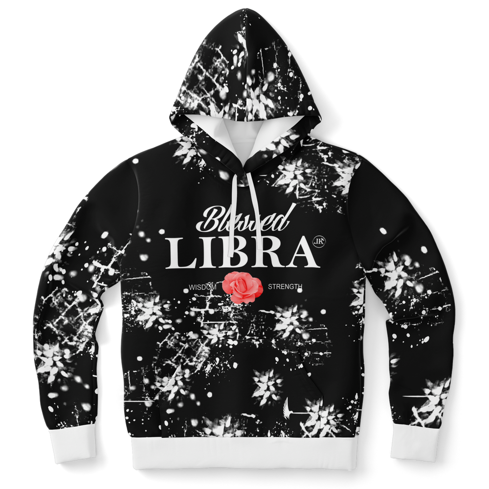 Blessed Libra Remix Hoodie Black - Loyalty Vibes