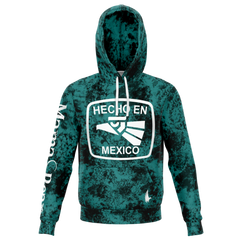 Hecho En Mexico Hoodie - Mama Bear Caribbean Green - Loyalty Vibes