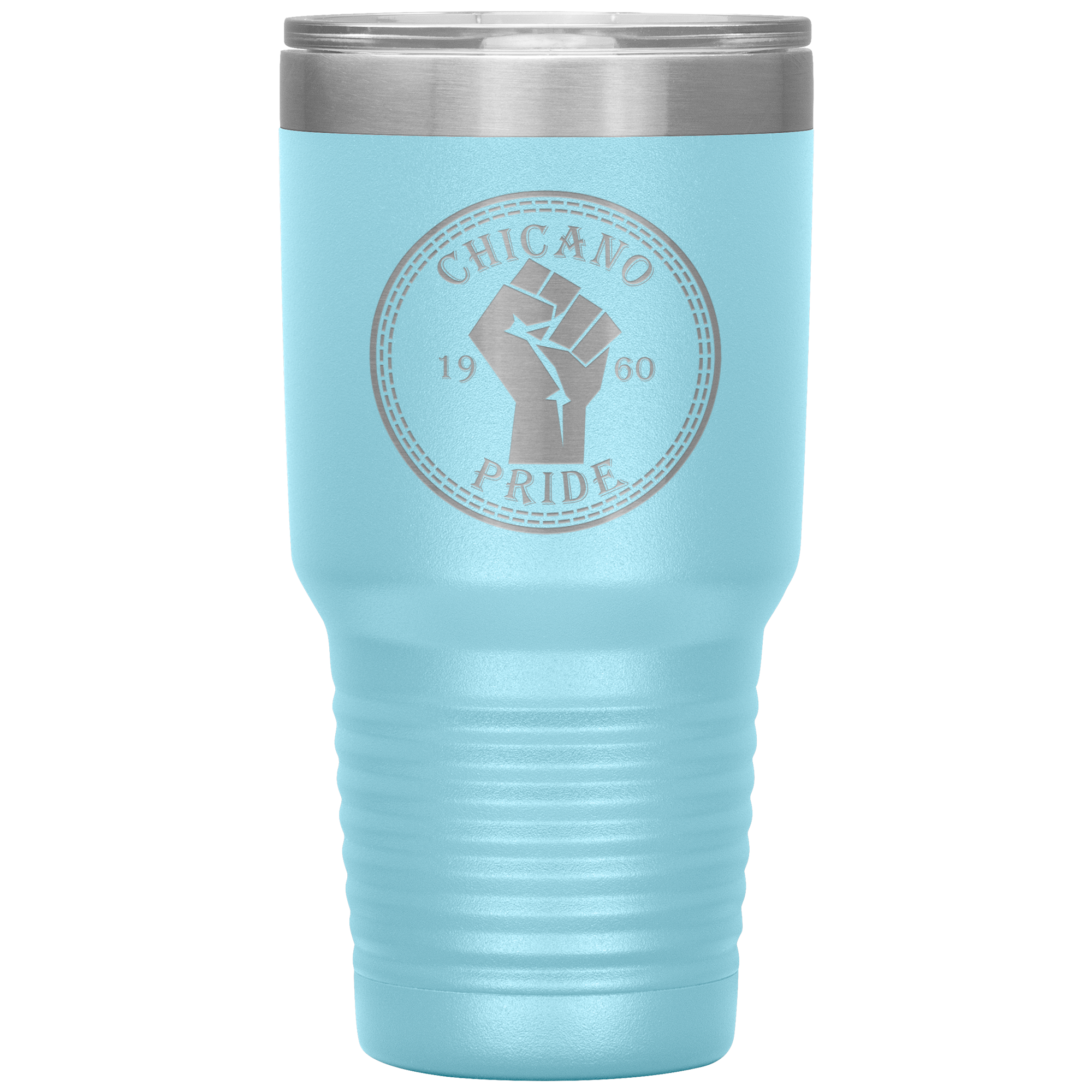 Chicano Pride Tumbler - Light Blue - Loyalty Vibes