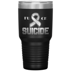 Fk Suicide Tumbler Black 30 oz. - Loyalty Vibes