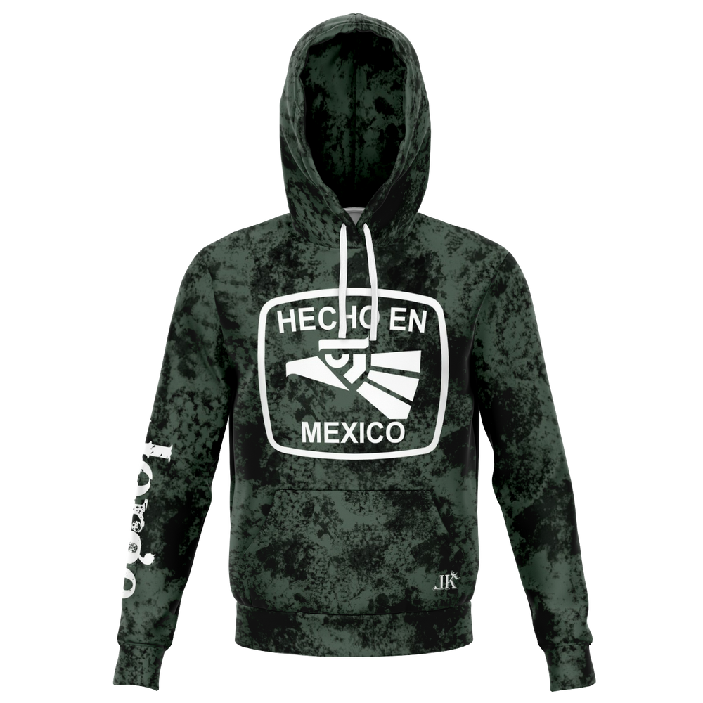 Personalized Hecho En Mexico Hoodie Caribbean Green - Loyalty Vibes