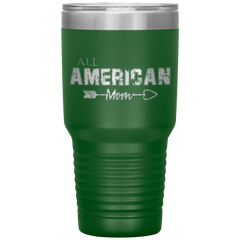 All American Mom Tumbler Green - Loyalty Vibes