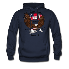American Proud Hoodie navy - Loyalty Vibes